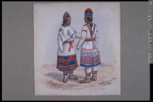Henry Richard S. Bunnett. 1885-1889, 19e siècle. Aquarelle sur papier. 11.6 x 10.8 cm. Don de Miss Alice M. S. Lighthall. M984.213.3 © Musée McCord