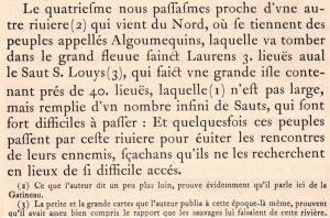 Champlain, Samuel de. 1973. «Quatriesme voyage du sieur de Champlain, capitaine ordinaire pour le Roy en la marine, & Lieutenant de Monfeigneur le Prince de Condé en la Nouvelle France, fait en l’an 1613». Dans Œuvres de Champlain. Éditions du jour : Montréal, p. 431-474.