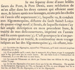Champlain, Samuel de. 1973. «Voyage du sieur de Champlain, en la Nouvelle France, faict en l’année 1615». Dans Œuvres de Champlain. Éditions du jour : Montréal, p.507